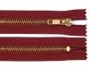 Zamek błyskawiczny mosiężny 6mm nierozdzielczy 18cm (dżinsowy)