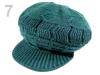 Czapka damska beret włóczkowy