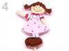 Figurki drewniane 6x26cm na patyku