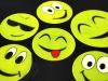 Nalepki odblaskowe smile komplet 6szt.
