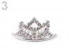 Grzebień sztrasowy - diadem 20x40mm