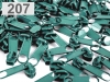 Suwak do spirali 3mm bez blokady (nonlock) -100szt. do taśmy typ  POLM