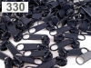 Suwak do spirali 3mm bez blokady (nonlock) -100szt. do taśmy typ  POLM
