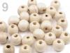 Koraliki drewniane Ø10mm opakowanie 500g