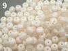 Koraliki plastikowe kuleczka Ø8mm z prążkiem 1000szt.