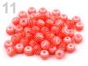 Koraliki plastikowe kuleczka Ø8mm z prążkiem 1000szt.
