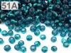 Rokail - koraliki szklane Z POWLEKANĄ DZIURKĄ 3mm, opakowanie 450g
