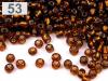 Rokail - koraliki szklane Z POWLEKANĄ DZIURKĄ 3mm, opakowanie 450g