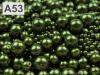 Woskowane perły MIX wielkości ok. Ø4-12mm 100g szklane