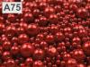 Woskowane perły MIX wielkości ok. Ø4-12mm 100g szklane