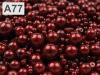 Woskowane perły MIX wielkości ok. Ø4-12mm 100g szklane