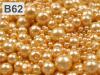 Woskowane perły MIX wielkości ok. Ø4-12mm 100g szklane
