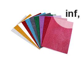 Pianka gumowa Moosgummi z brokatem 20x30cm