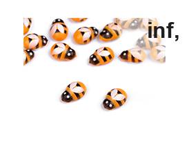 Pszczółki drewniane samoprzylepne 