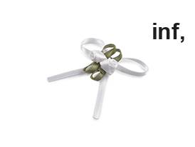 Kokardka z różyczkami 