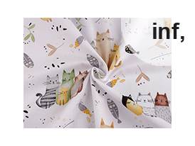 Tkanina bawełniana / płótno kotki