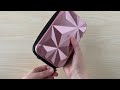 Torebka / etui damskie twarda obudowa crossbody z paskiem 18x11 cm 