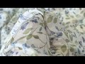 Bawełniana popelina silk odzieżowa niezapominajki