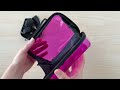 Torebka / etui transparentne twarda obudowa crossbody 18x11 cm 