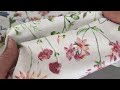 Tkanina bawełniana / płótno szerokość 220 cm polne kwiaty 